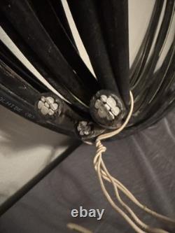 Alcan 1/0 AWG & 2 AWG Aluminum USE-2 RHH RHW-2 600V Direct Burial Wire Coil 26lb