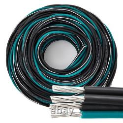 Aluminum Direct Burial Wire 100' 4-Core 600V for Mobile Home Power Supply
