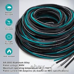 Aluminum Direct Burial Wire 100' 4-Core 600V for Mobile Home Power Supply