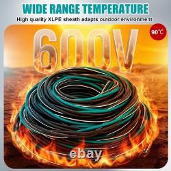 Aluminum Direct Burial Wire 100' 4-Core 600V for Mobile Home Power Supply