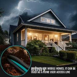 Aluminum Direct Burial Wire 100' 4-Core 600V for Mobile Home Power Supply
