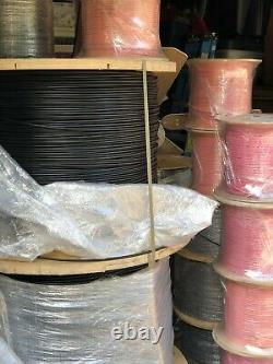 Armored cable for direct burial 24 fiber optic Corning SMF-28 reel 3000m/9842 ft