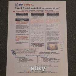 BD Loops EL 36-60 Direct Burial Preformed Loop Cable 6x12 with60 ft Lead-In