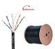 Cat6 1000ft Utp Outdoor Ethernet Network Cable 23awg Pe Solid Direct Burial Wire