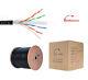 Cat6 1000ft Ftp Outdoor Ethernet Network Cable 23awg Pe Solid Direct Burial Wire