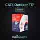 Cat6 Ftp 1000ft Outdoor 23awg Solid Direct Burial Wire Ethernet Network Cable