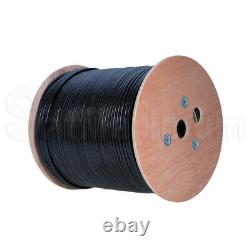 CAT6 UTP 1000ft OUTDOOR Ethernet Network Cable 23AWG PE Solid Direct Burial Wire