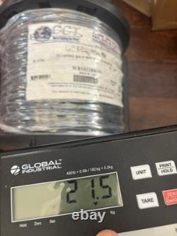 CCT Cable WB1033BK1S, 18/2 Stranded Direct Burial Wire, Black 1000ft Shielded