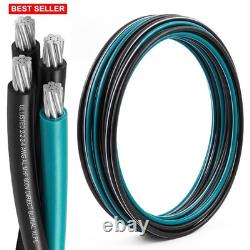Cable 25Ft Aluminum Mobile Home Feeder Direct Burial Heavy Duty 4 Wire