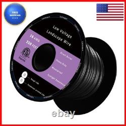Cableague 16/2 Low Voltage Wire 250ft 16AWG 2-Conductor Direct Burial Waterproof
