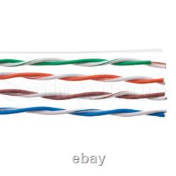 Cat5e 500FT Shielded FTP Outdoor Ethernet Cable 24AWG Solid Direct Burial Wire