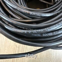 Commscope 5NF4 24/4P Cat/5e UTP Gel-Filled Direct Burial PE Cable Black /300ft