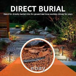Direct Burial 100FT 12 AWG Copper Landscape Lighting Wire Moisture Resistant