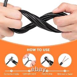 Direct Burial 100FT 12 AWG Copper Landscape Lighting Wire Moisture Resistant