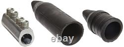 Direct Burial Splice Kits with Rubber Cover, 2/0 AWG 500 MCM Wire Range, 3.19