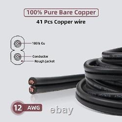 EP 12/2 Low Voltage Landscape Lighting Wire, Outdoor Direct Burial Cable, 250