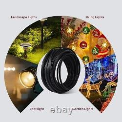 EP 12/2 Low Voltage Landscape Lighting Wire, Outdoor Direct Burial Cable, 250