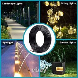 EP 12/2 Low Voltage Landscape Lighting Wire, Outdoor Direct Burial Cable, 250