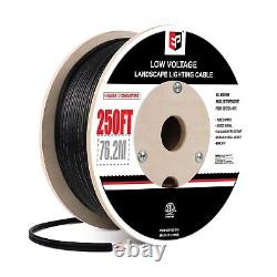 EP 14/2 Low Voltage Landscape Lighting Wire, Outdoor Direct Burial Cable, 250