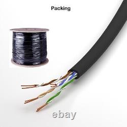 Ethernet Outdoor Direct Burial Lan Cable Utp Cat 5e 24awg Solid Bare Copper