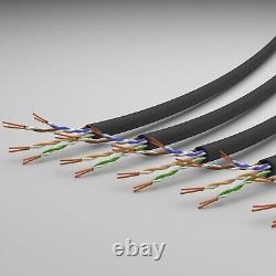 Ethernet Outdoor Direct Burial Lan Cable Utp Cat 5e 24awg Solid Bare Copper