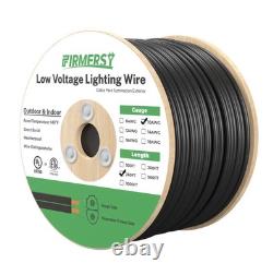FIRMERST 10/2 Low Voltage Direct Burial Landscape Lighting Wire Spool 260 Feet