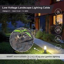 FIRMERST 14/2 Low Voltage Direct Burial Landscape Lighting Wire 50 100 200 Feet