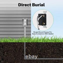 FIRMERST 14/2 UF Wire Outdoor Direct Burial Underground Feeder Cable 100/150ft