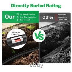 FIRMERST 14/4 Direct Burial Outdoor Shielded Speaker Wire, Waterproof Connectors FIRMERST 14/4 Direct Burial Outdoor Shielded Speaker Wire, Waterproof Connectors