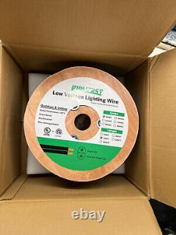 FIRMERST 8/2 Low Voltage Direct Burial Landscape Lighting Wire Spool 260 Feet