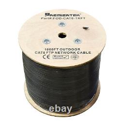 FTP CAT6 1000FT Shielded Outdoor 23AWG F/UTP Cable Wire Direct Burial UV