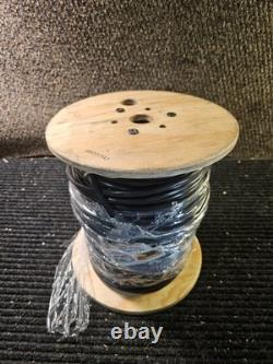 GENESIS 41585008 Stranded 18/6 Unshielded 500' Direct Burial Cable Black