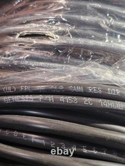 Genesis 41535008 Direct Burial Fire Alarm Cable 14/2 Stranded 500 ft. Black