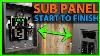 How To Install A Sub Panel Start To Finish