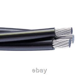 Hunter 2/0-2/0-2/0 Triplex Aluminum URD Direct Burial Cable (180 Amp) 600V