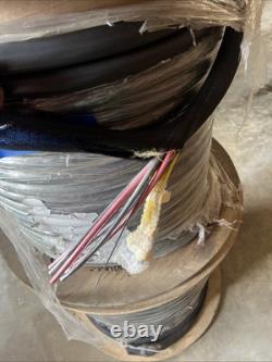 Hybrid Power/Fiber Tower Cable 6C x 6AWG THHN Direct Burial Sun Res 24X Fiber