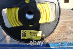 Kris Tech 12awg Solid Copper PE45 HMWPE Tracer Wire Yellow /500ft DIRECT BURIAL
