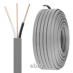 Listed 14/2 Outdoor UF Wire 100ft Reliable Direct Burial Electrical Cable