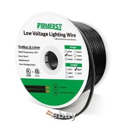 Low Voltage 12AWG Direct Burial Cable Copper Wire Weather Resistant Outdoor Use