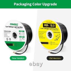 Low Voltage 12AWG Direct Burial Cable Copper Wire Weather Resistant Outdoor Use
