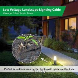 Low Voltage 12AWG Direct Burial Cable Copper Wire Weather Resistant Outdoor Use