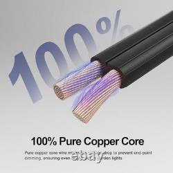 Low Voltage Landscape Lighting Wire, 150 Feet Outdoor Direct Burial 12/2 150 ft