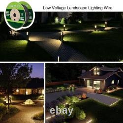 Low Voltage Landscape Lighting Wire, 150 Feet Outdoor Direct Burial 12/2 150 ft
