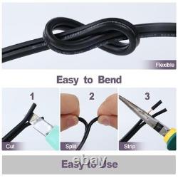 Low Voltage Landscape Lighting Wire, Outdoor Direct Burial Cable, 12/2 250 ft