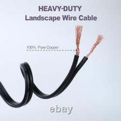 Low Voltage Landscape Lighting Wire, Outdoor Direct Burial Cable, 12/2 250 ft