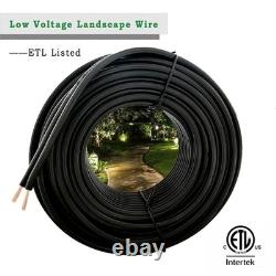 Low Voltage Landscape Lighting Wire Outdoor Direct Burial Underground Low-E