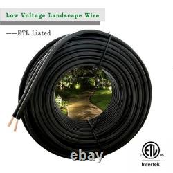 Low Voltage Landscape Lighting Wire Outdoor Direct Burial Underground Low-E
