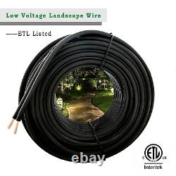 Low Voltage Landscape Lighting Wire Outdoor Direct Burial Underground Low-Ener