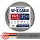 Mookeerf 25ft 10awg/3 Direct Burial Wire