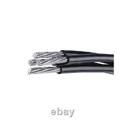 NASSAU ELECTRICAL SUPPLY 100 FT Aluminum URD Dyke 2-2-2-4 Cable Direct Burial